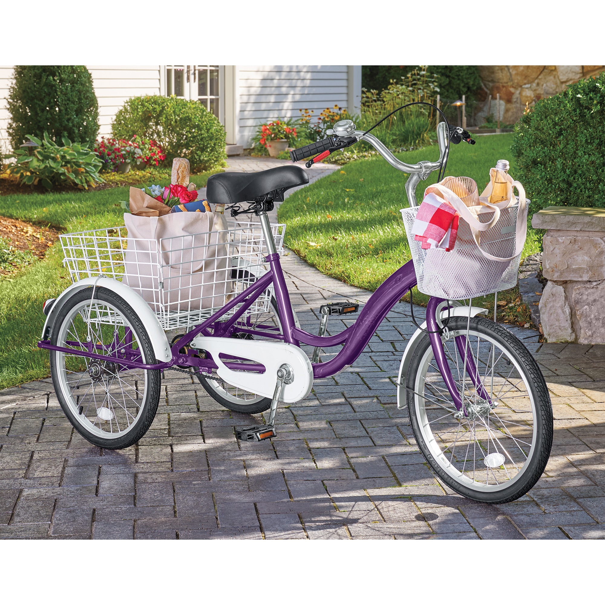 Adult Tricycle with Two Baskets