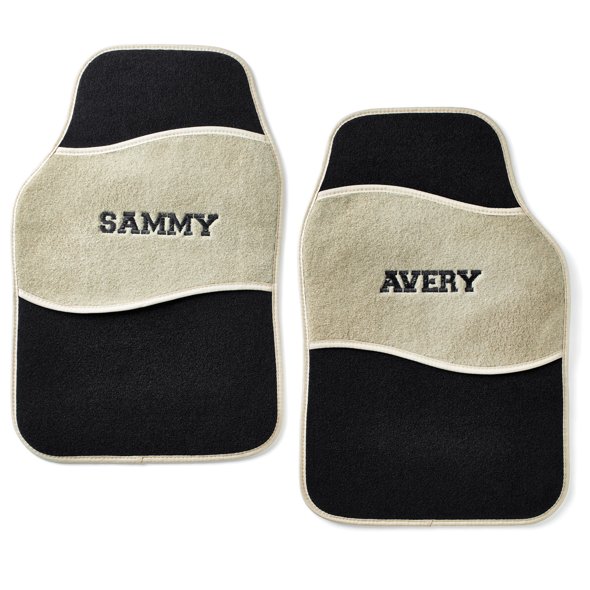 Personalized Set of 2 Car Mats