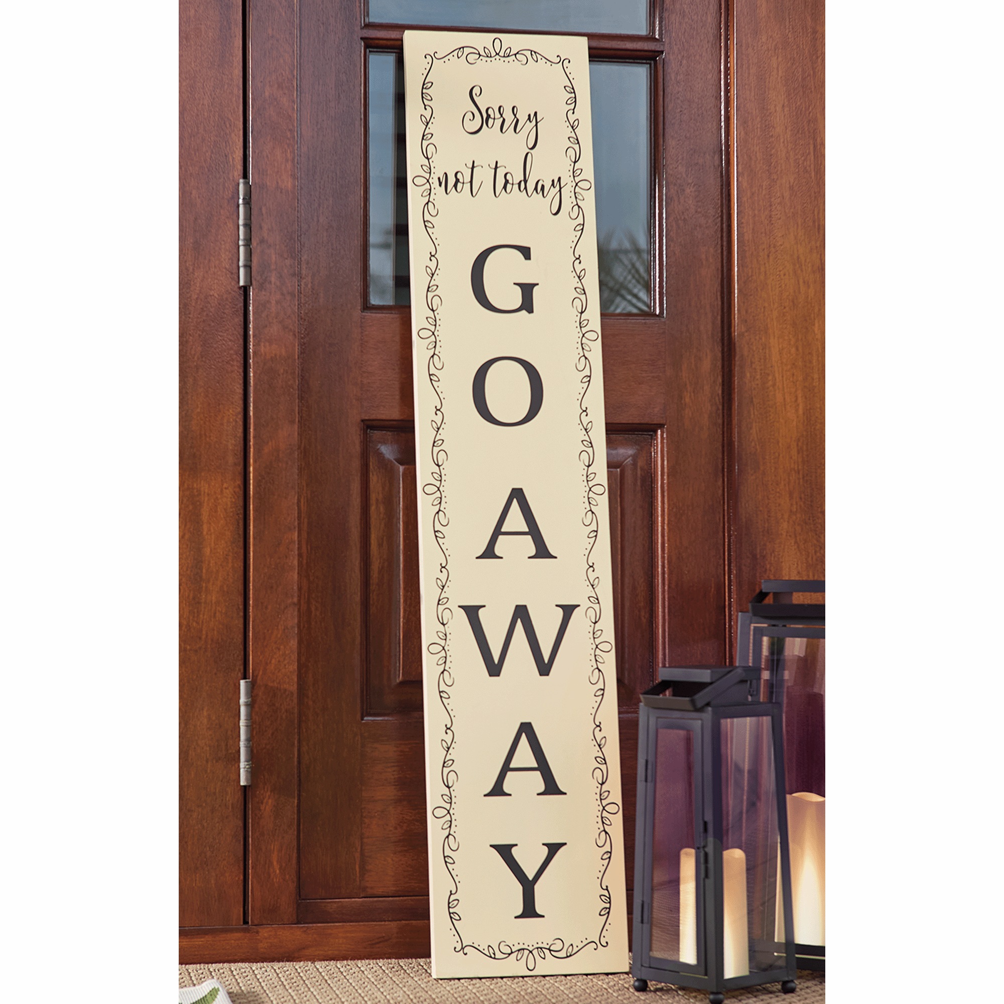 Reversible Porch Leaner Sign 1 Reversible Porch Leaner Sign