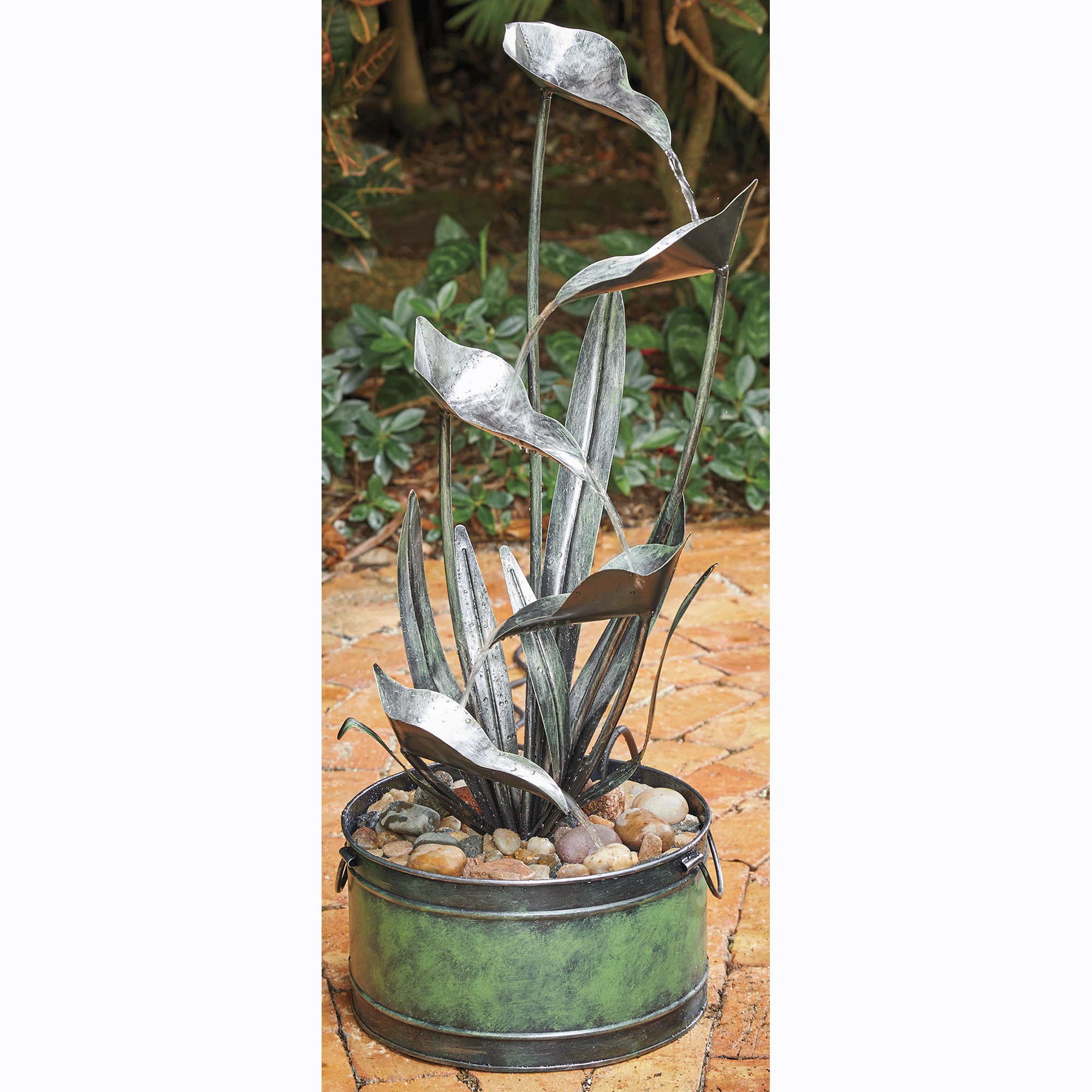 Metal Leaf Fountain