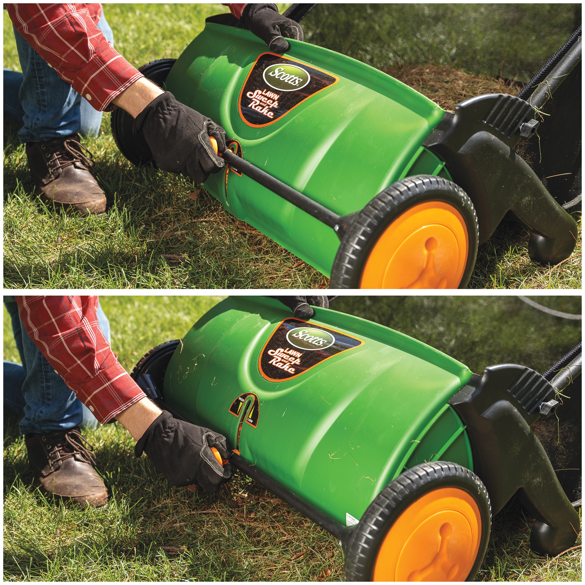 Scotts 26-Inch Push Lawn Sweeper