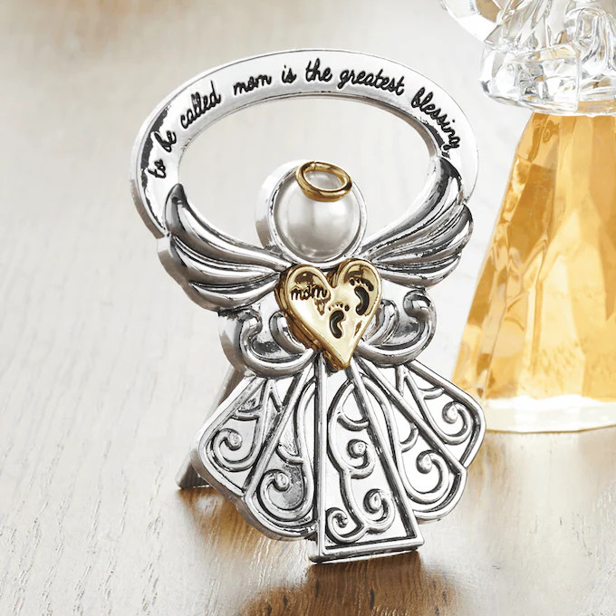 Mother of Pearl Bedside Angel