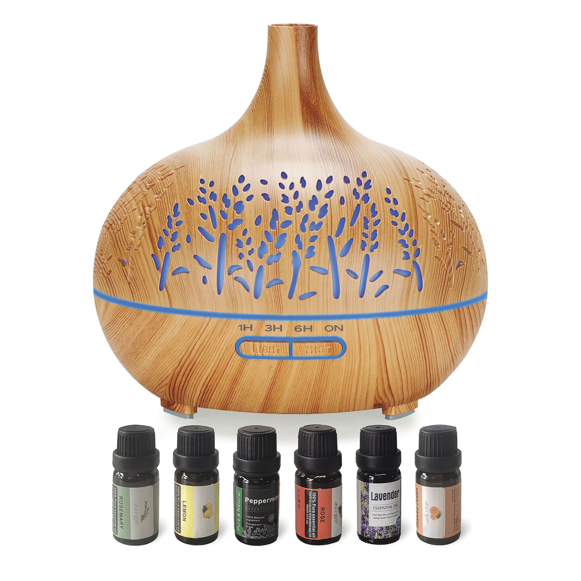 Aromatherapy Diffuser with 6 Pack of Oils