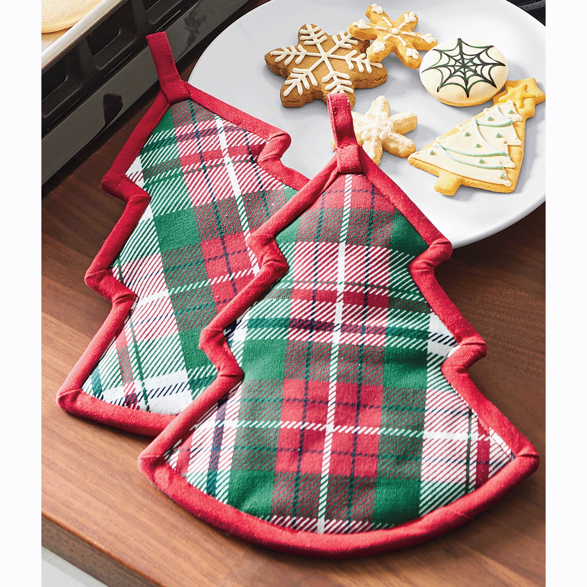 Set of 2 Shaped Potholders 2 Set of 2 Shaped Potholders