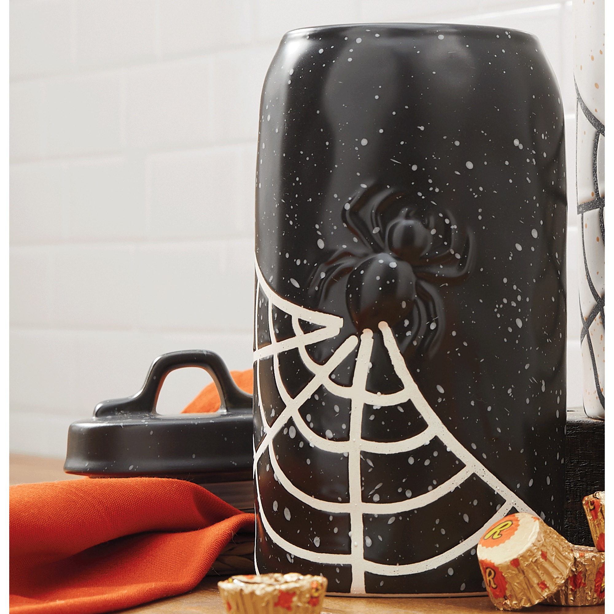 Spiderweb Treat Jar 2 Spiderweb Treat Jar
