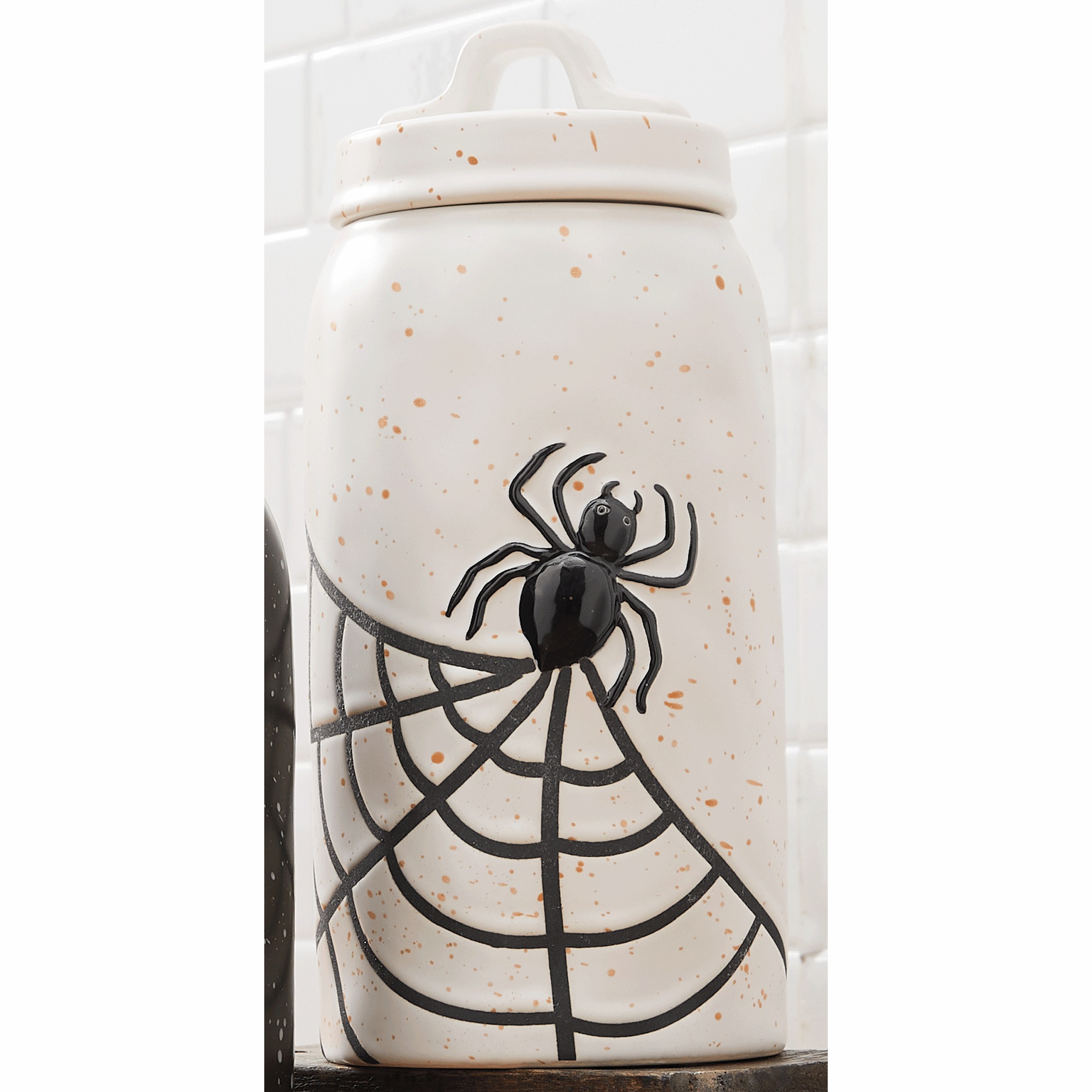 Spiderweb Treat Jar 3 Spiderweb Treat Jar
