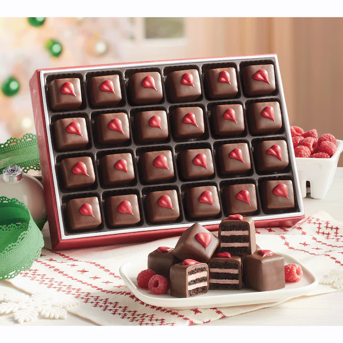 Chocolate Raspberry Petits Fours