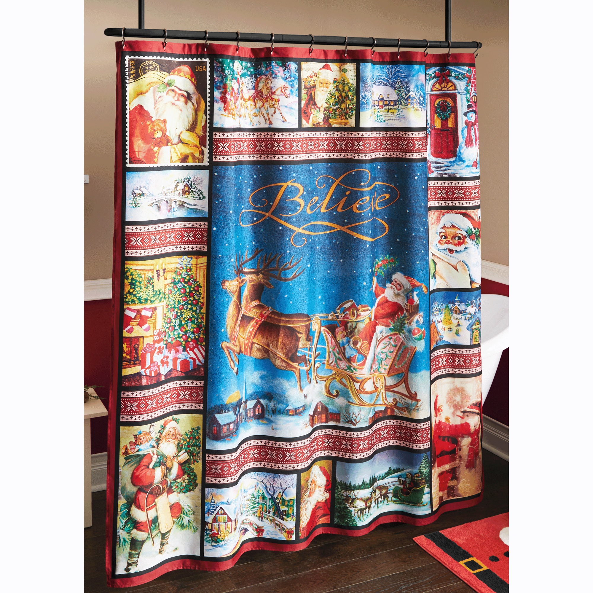 Holiday Shower Curtain