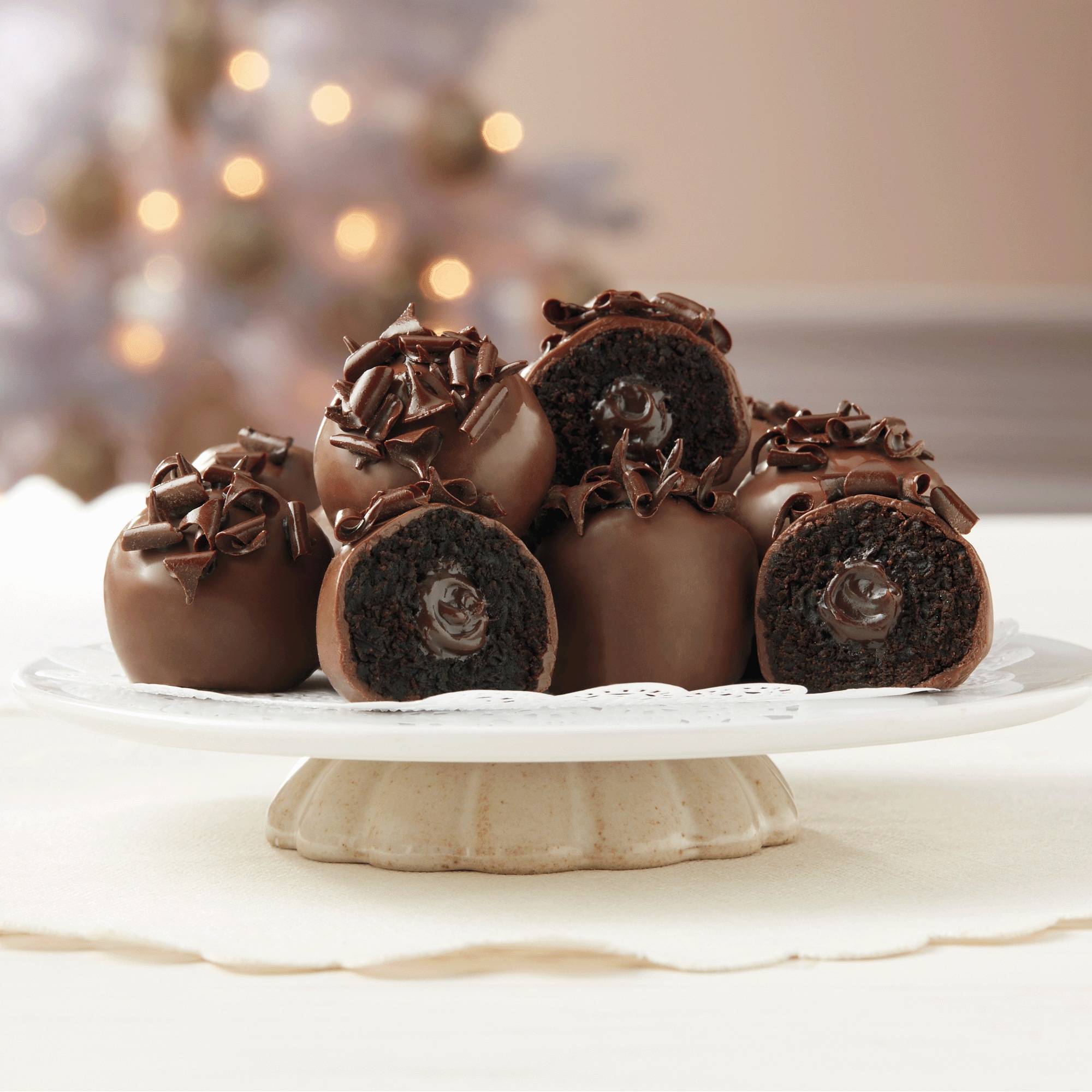 Triple Chocolate Cake Balls
