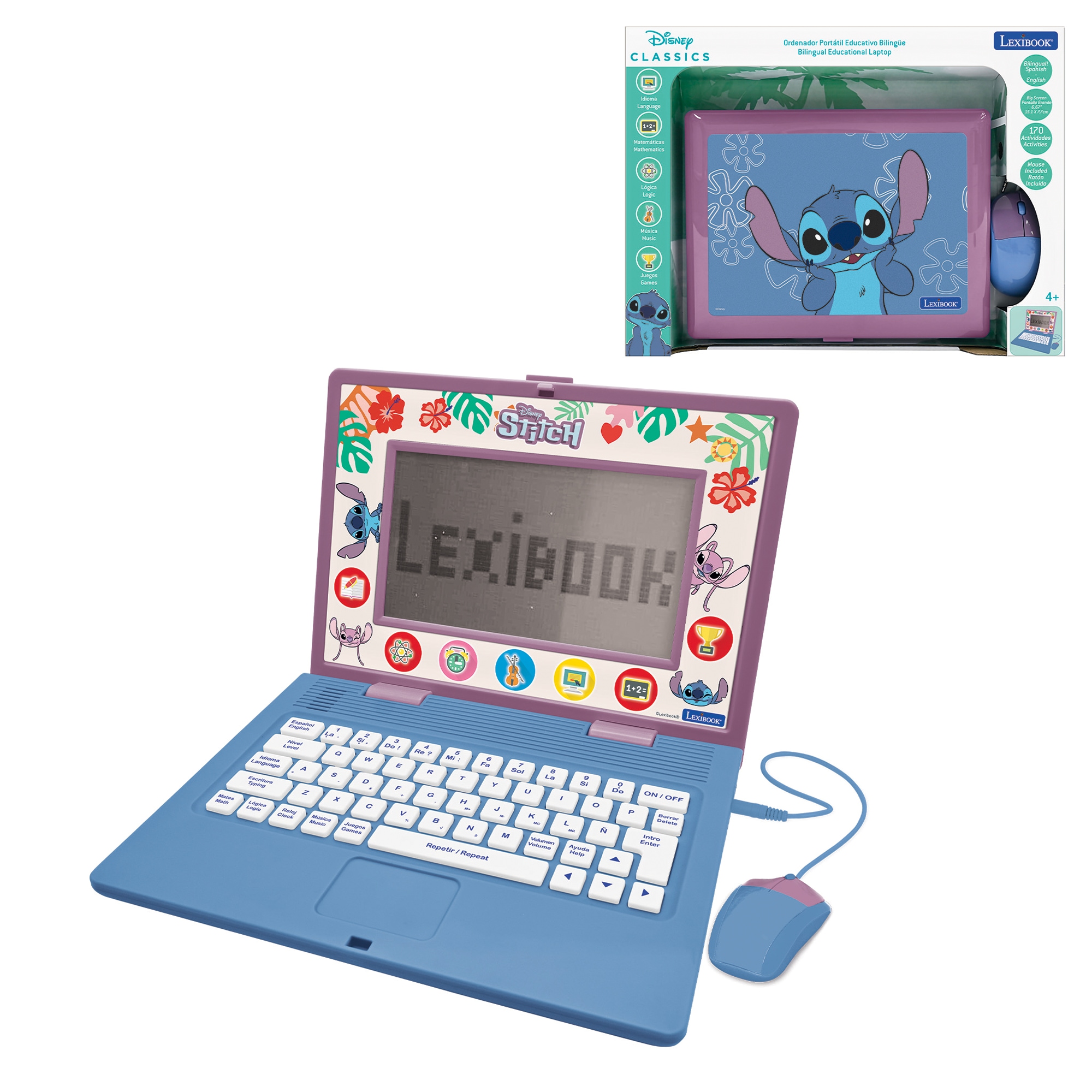 Personalized 6.7" Bilingual Activity Laptop