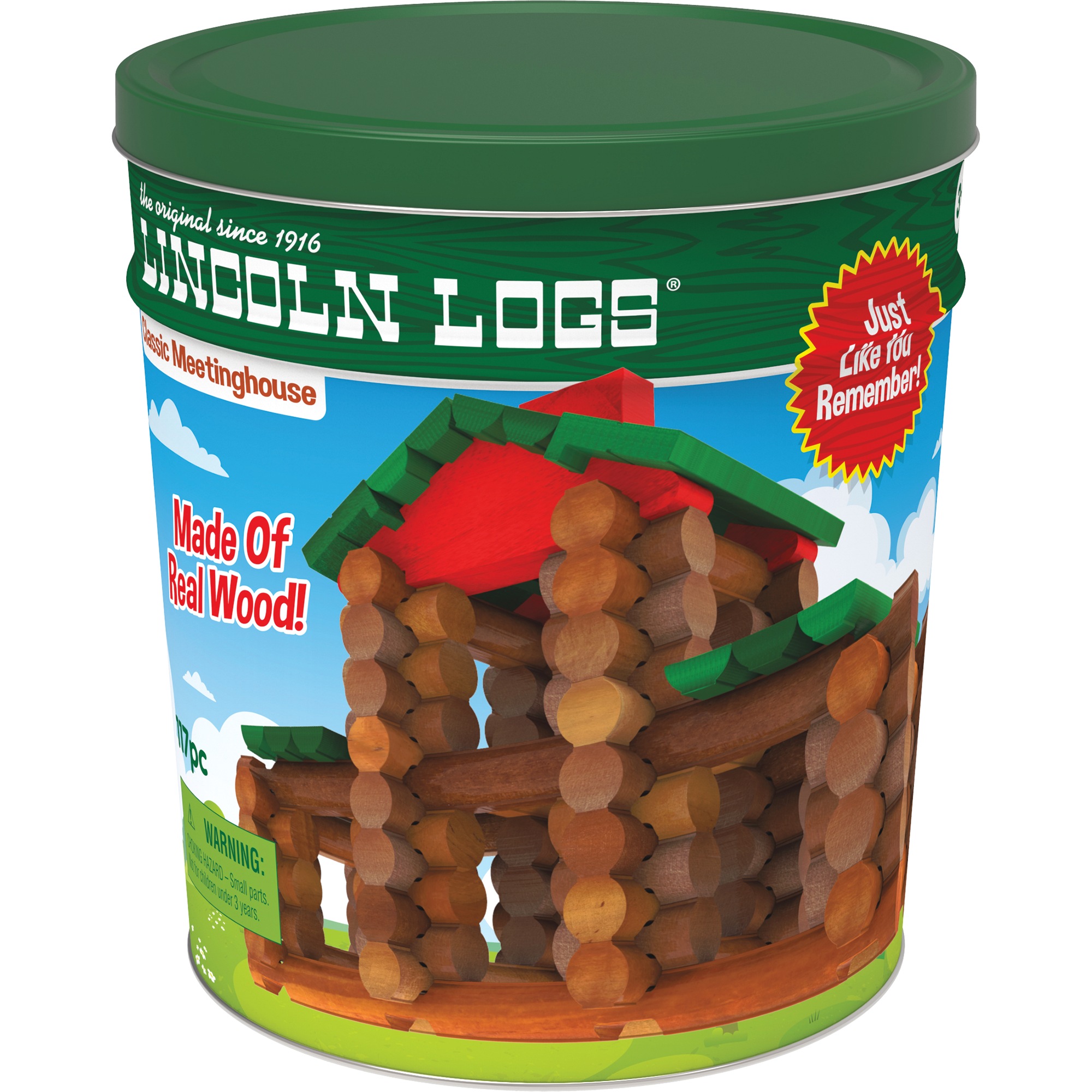 Personalized Lincoln Logs Classic Meetinghouse