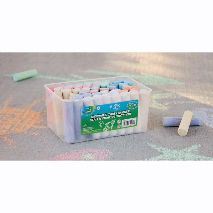 52-Piece Sidewalk Chalk