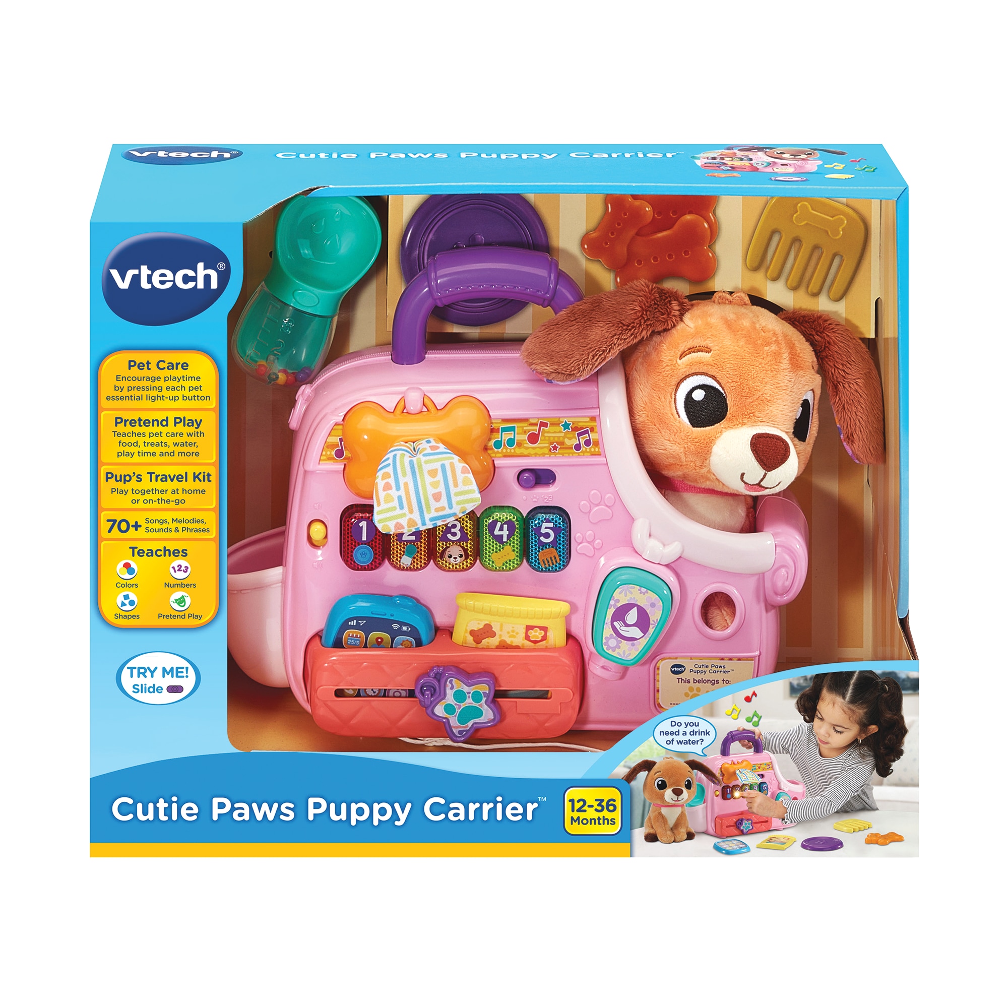 VTech Cutie Paws Puppy Carrier 2 VTech Cutie Paws Puppy Carrier