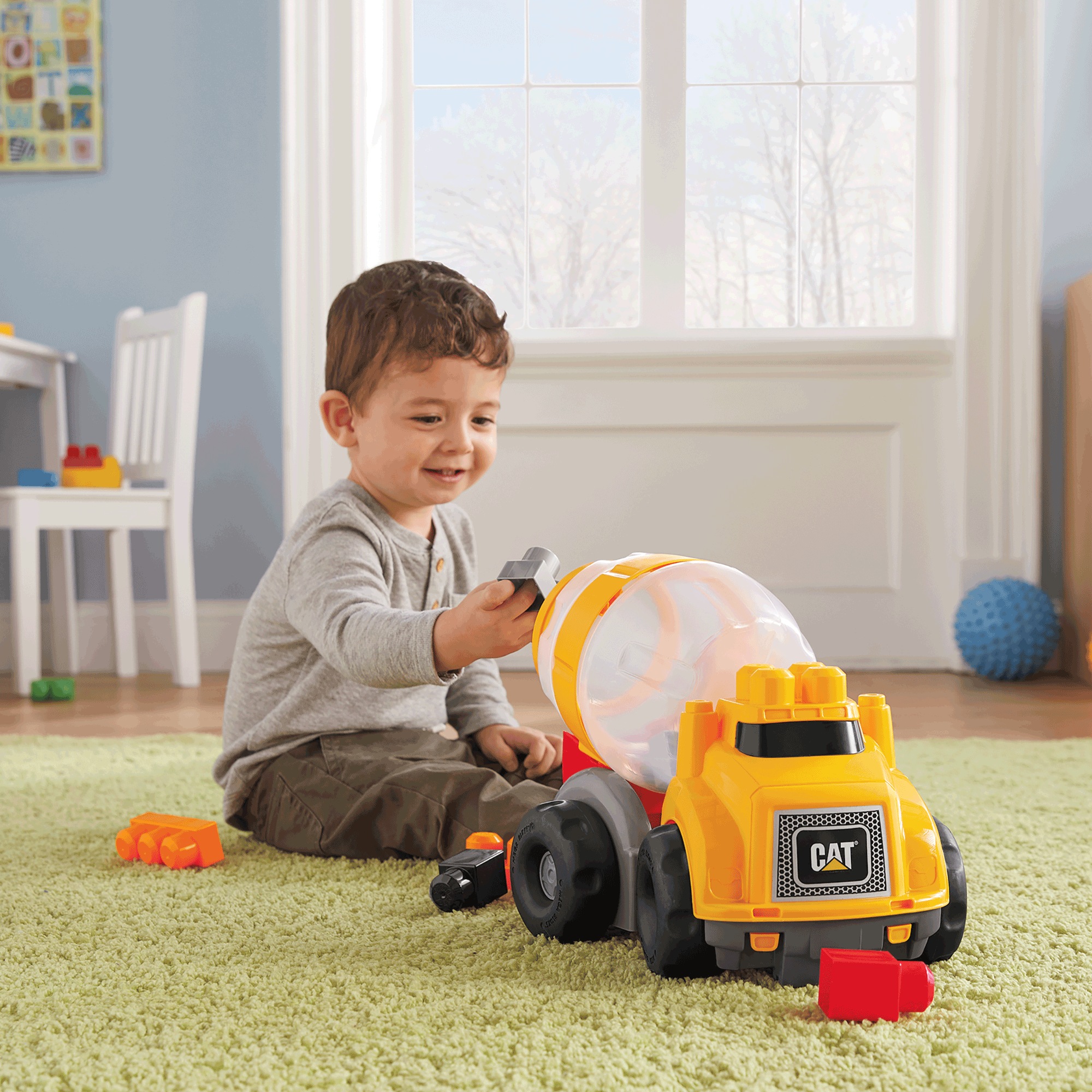 Mega Bloks Cat Cement Mixer 2 Mega Bloks Cat Cement Mixer