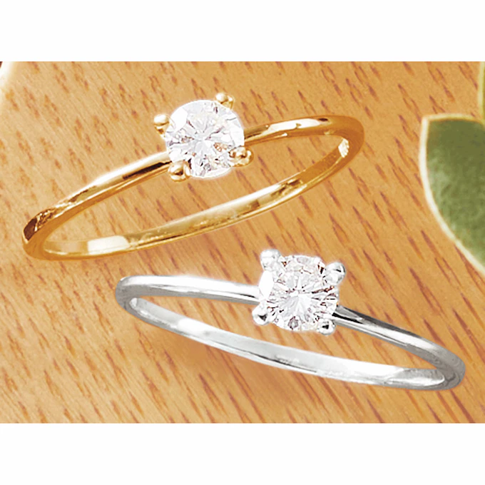 Lab-Diamond Solitaire Ring