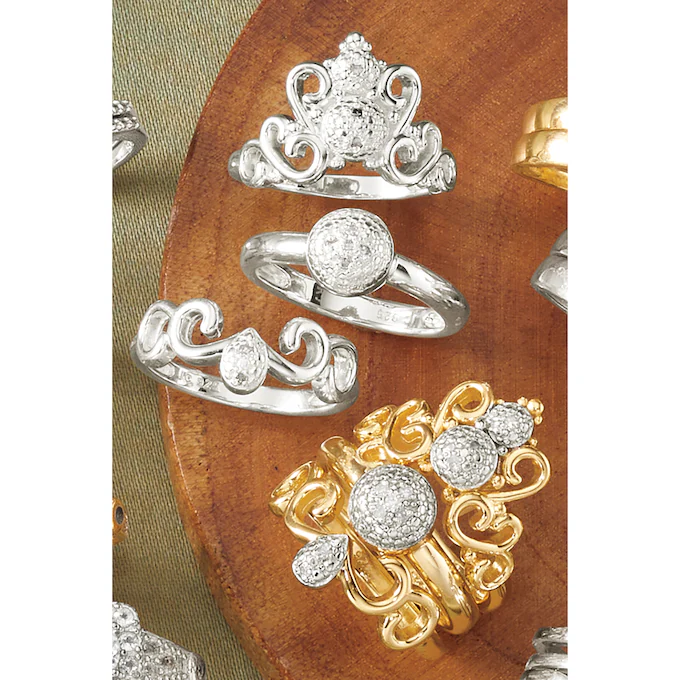 Diamond 3-Piece Swirl Bridal Set