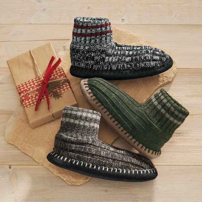 MUK LUKS Cuff Slipper Bootie