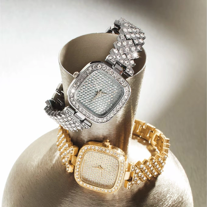 Ladies' Crystal Square Watch