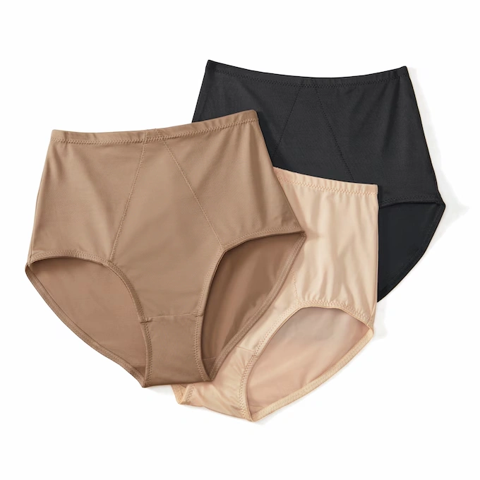3-Pack High-Waist Shaping Panties with Tummy Control