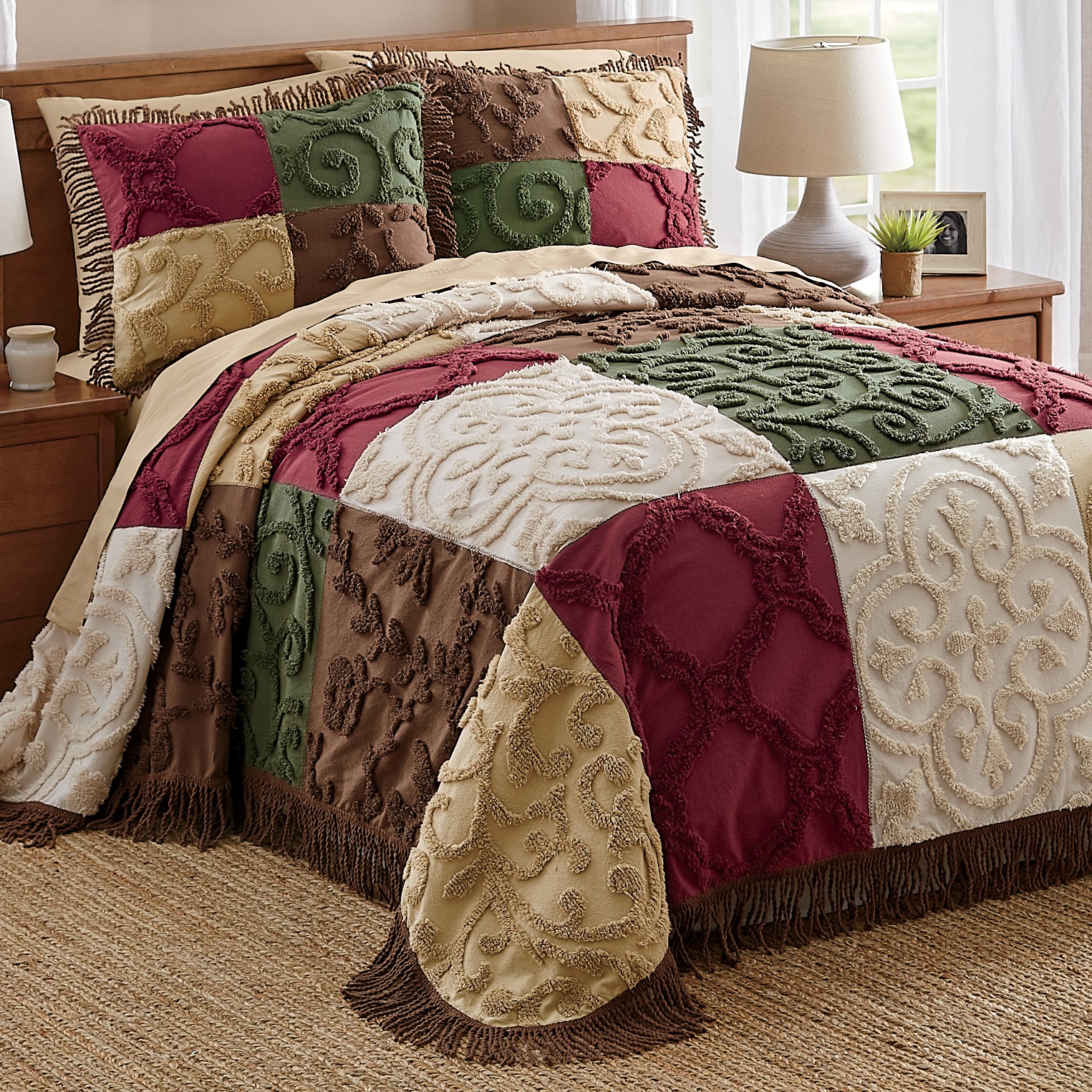 Antiquity Chenille Bedspread and Sham