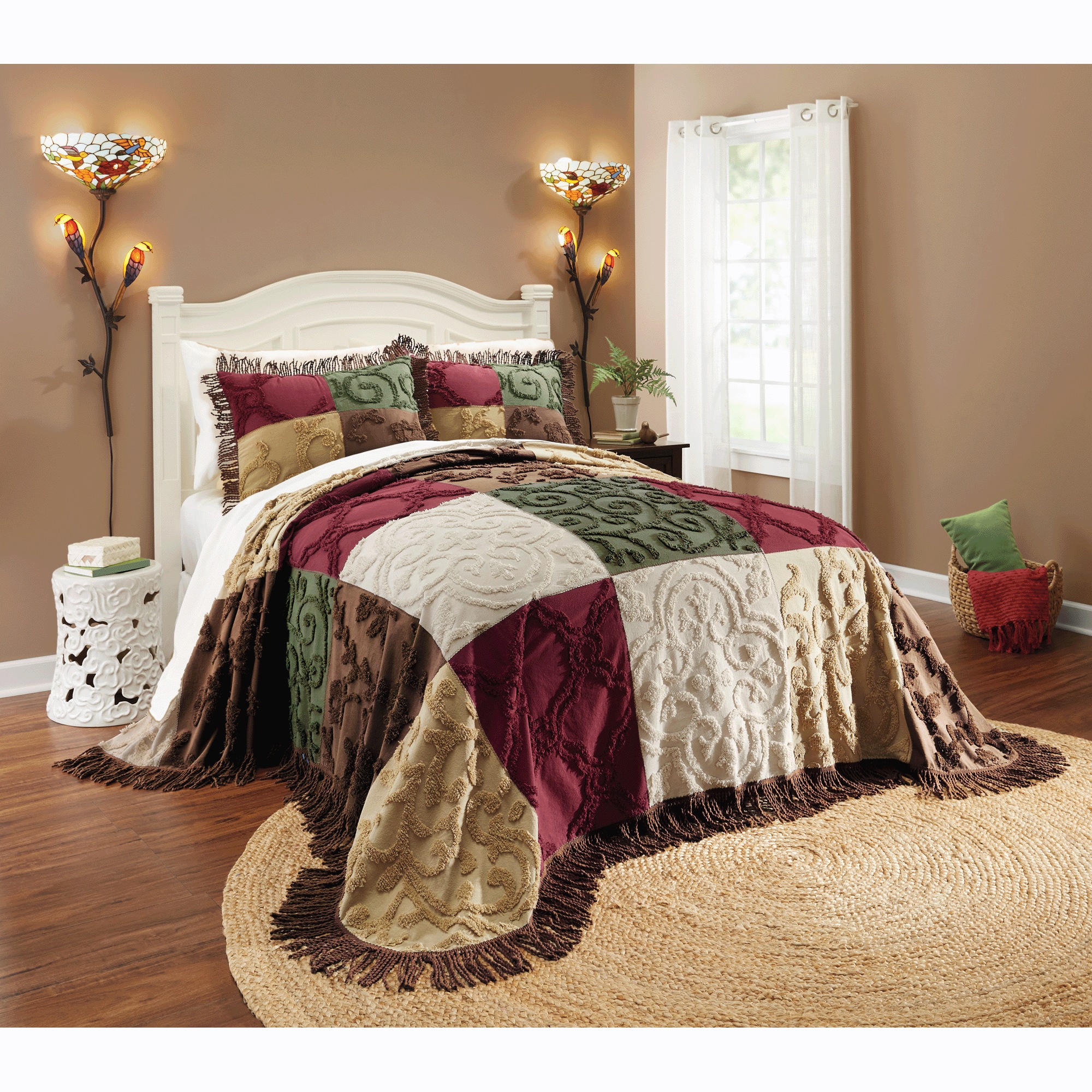 Antiquity Chenille Bedspread and Sham