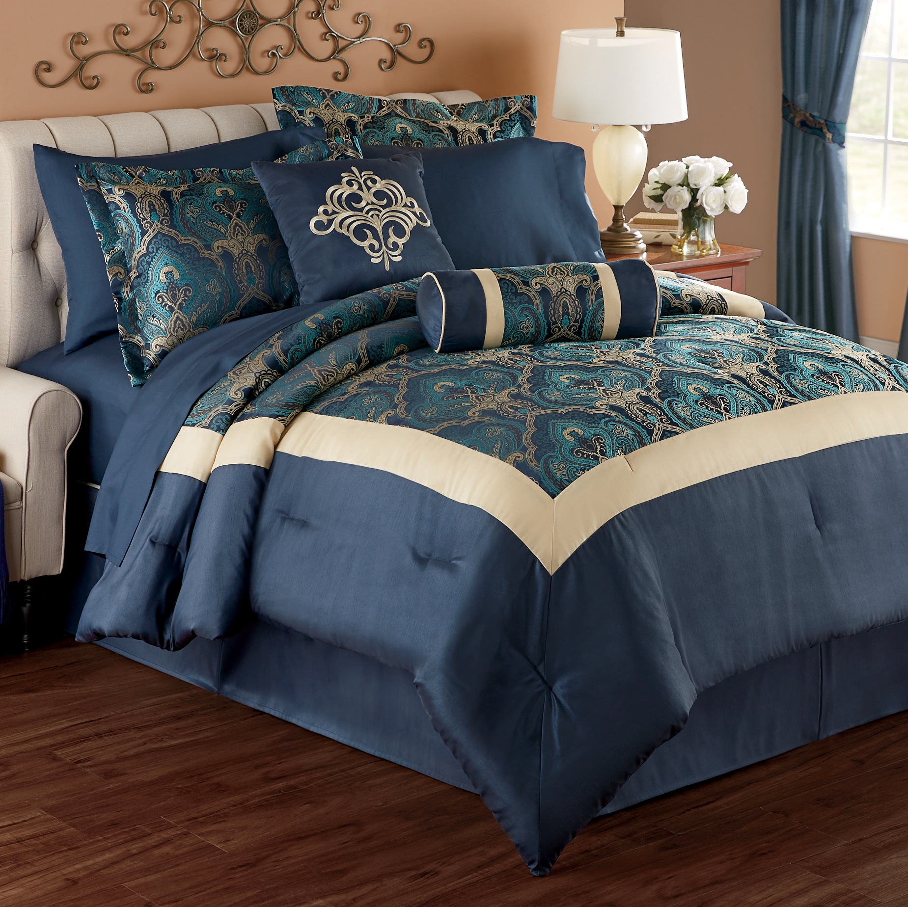 Harrison 10-Piece Bed Set and Window Treatments