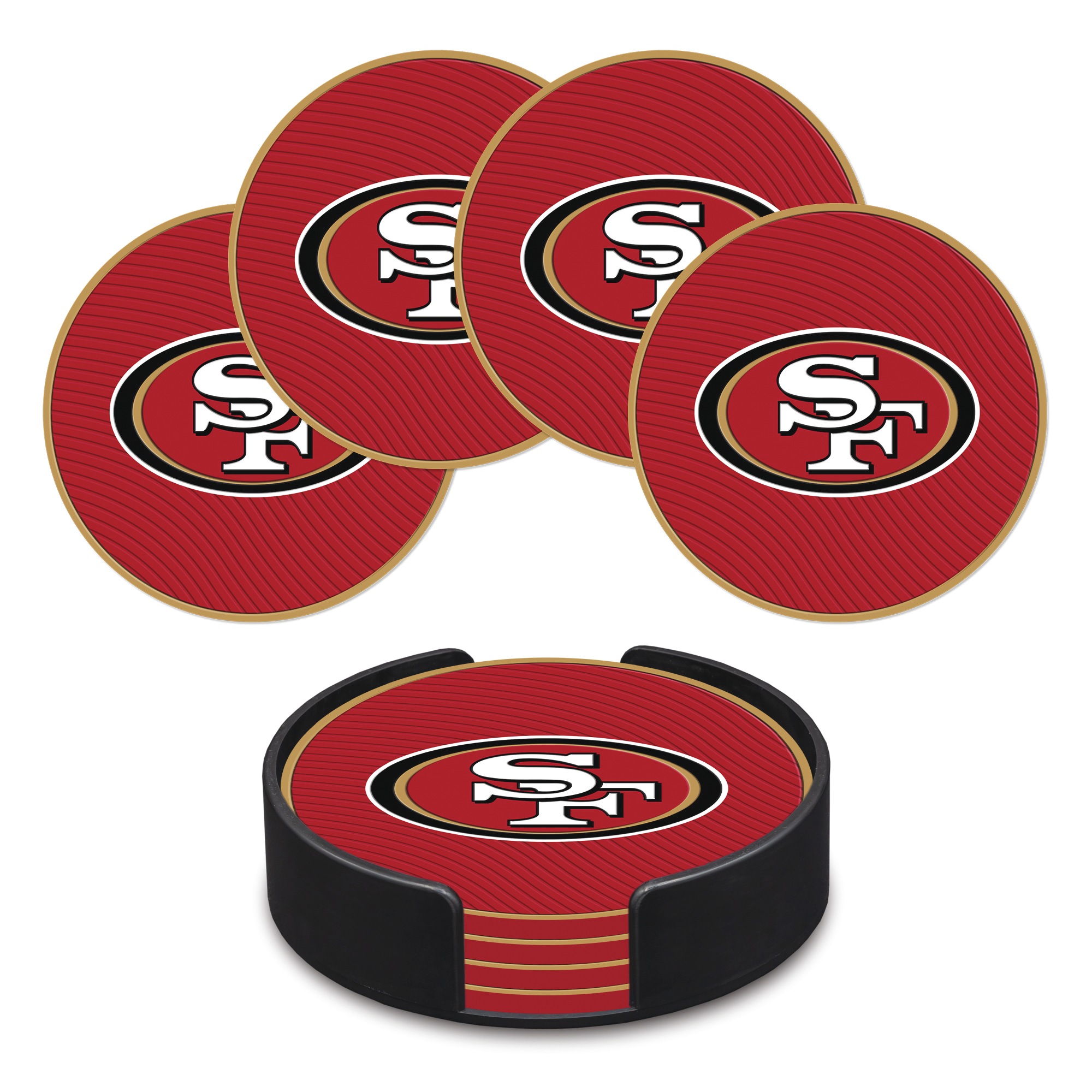 Set of 4 NFL Coasters 1 Set of 4 NFL Coasters