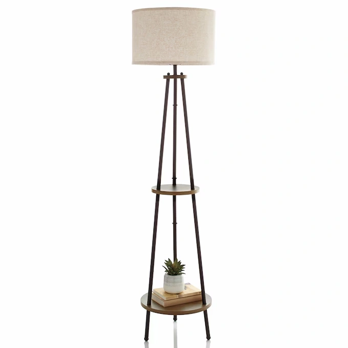Hamilton Floor Lamp with Shelves