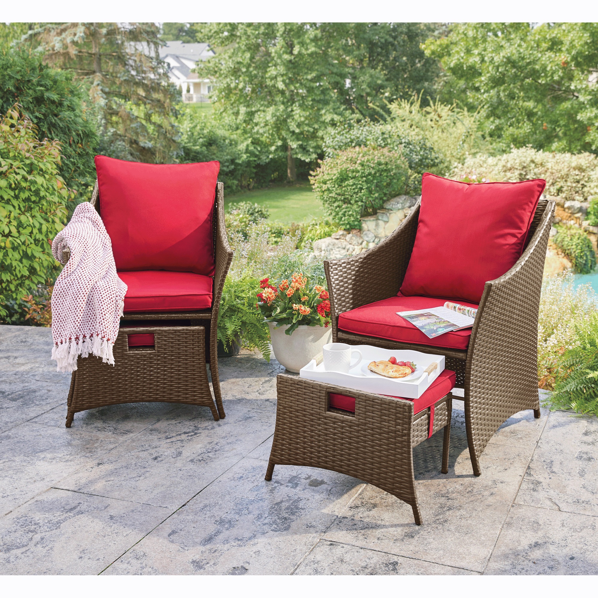 Chair with Ottoman