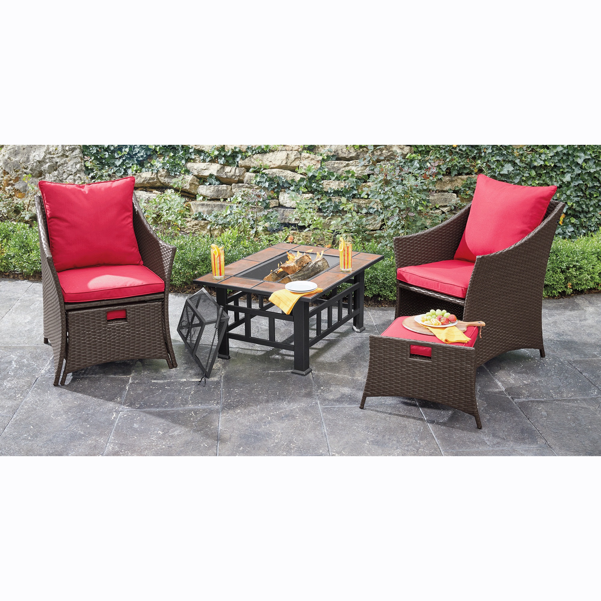 Chair with Ottoman