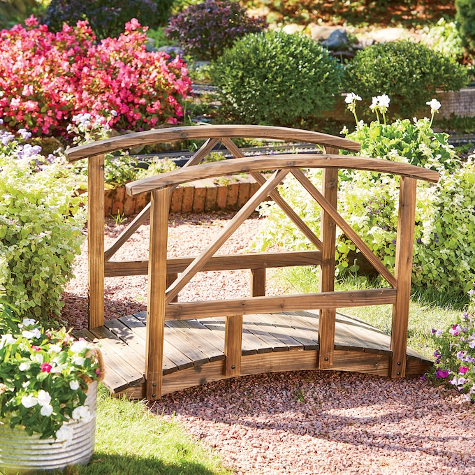 Rustic Garden Bridge