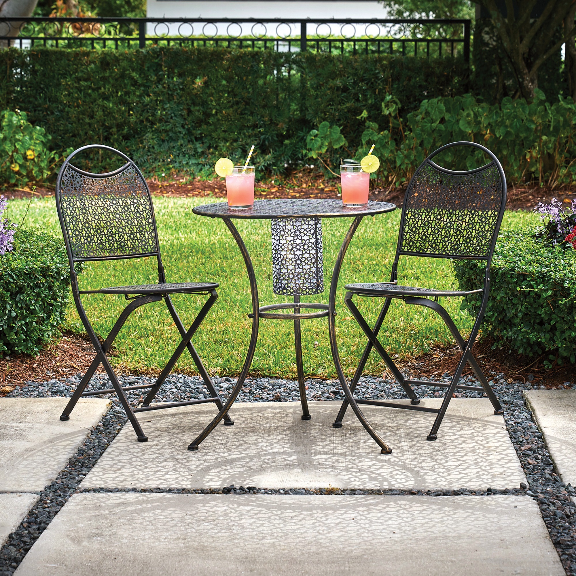 Whitney 3-Piece Solar Bistro Set
