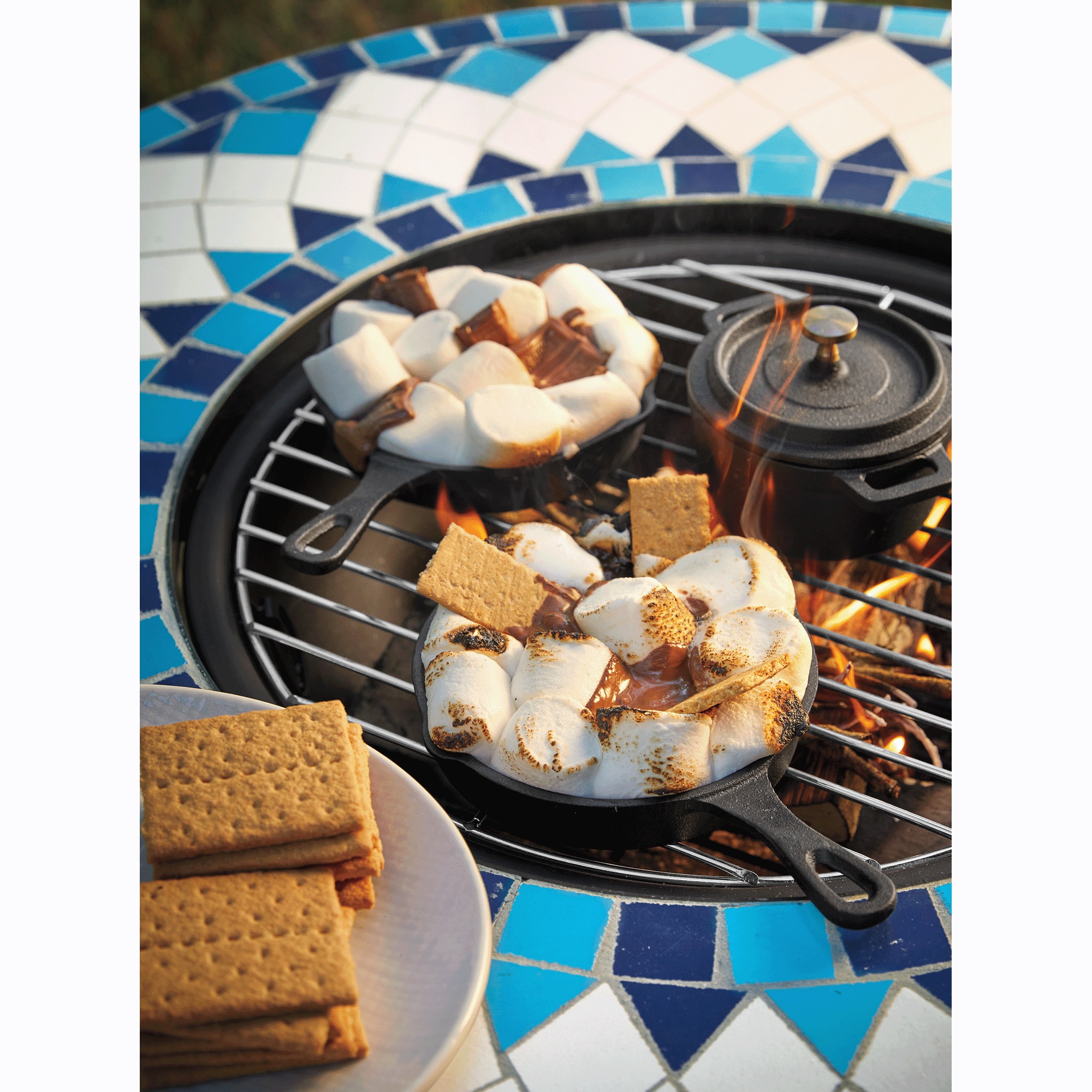 4-Piece Pre-Seasoned Cast Iron Mini Cookware Set