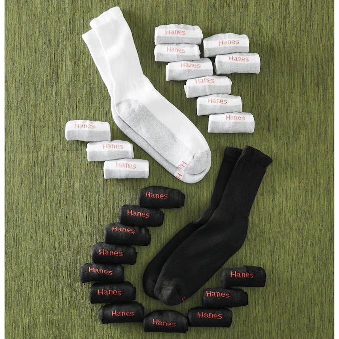 Men's 12-Pack Cushion Crew Sock