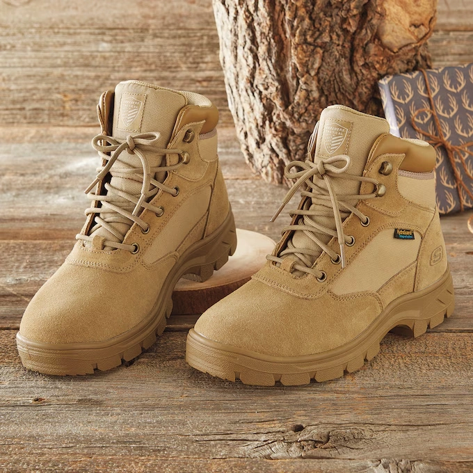 Skechers Men’s Work Relaxed-Fit Wascana Mill Boot