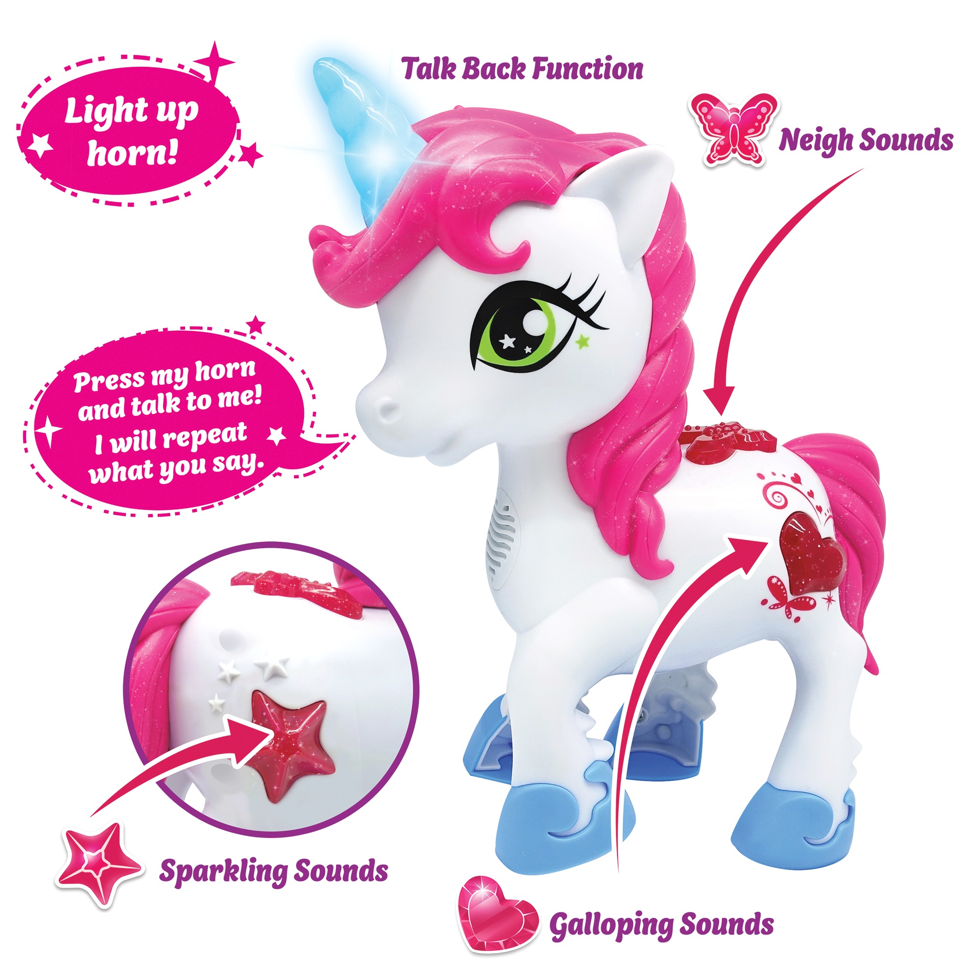 Touch & Talk Little Unicorn 3 Touch & Talk Little Unicorn