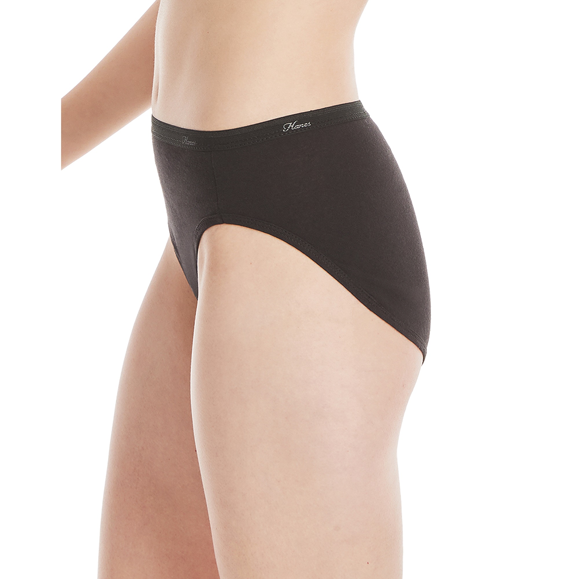 Hanes 10-Pack Hi-Cut Cotton Panty 4 Hanes 10-Pack Hi-Cut Cotton Panty