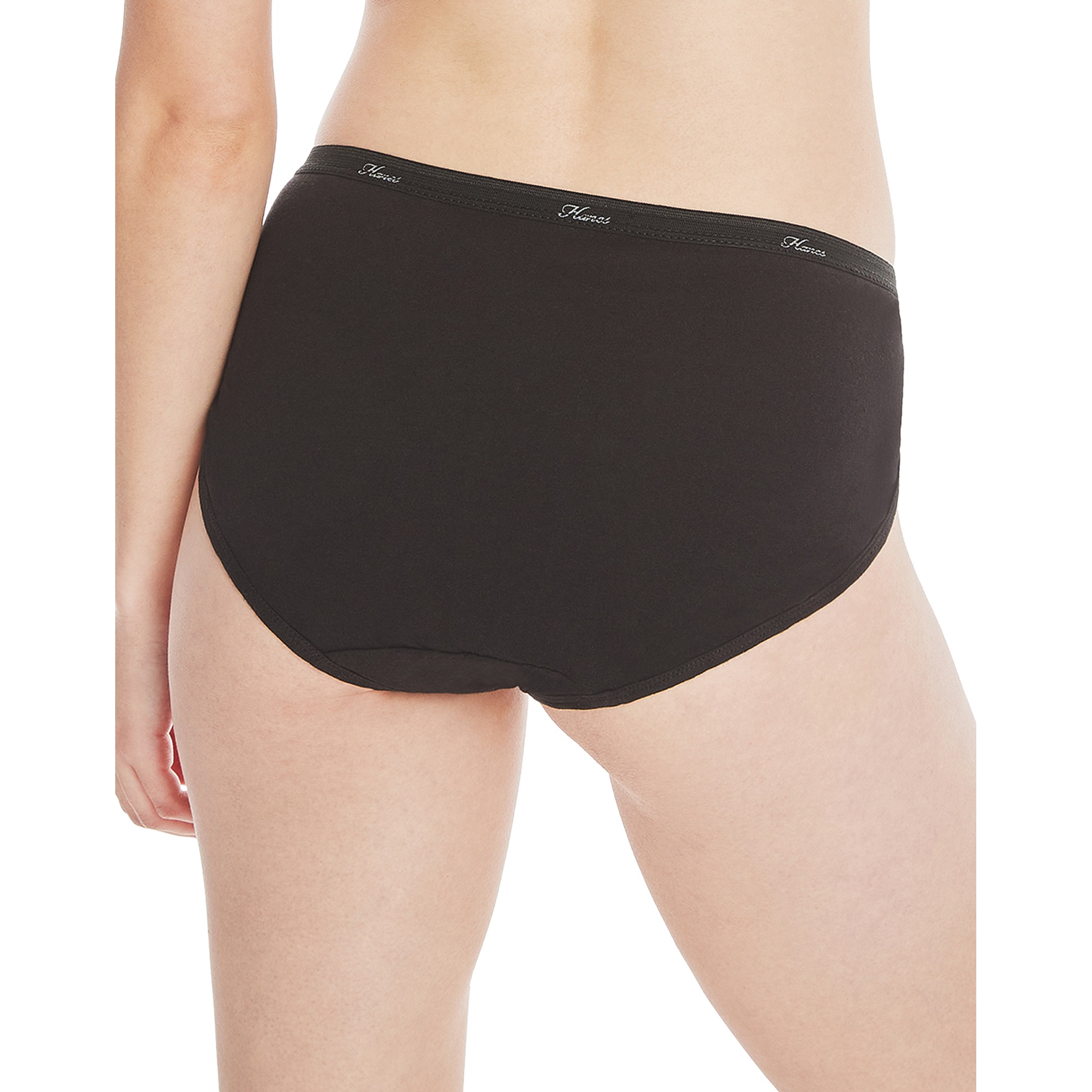 Hanes 10-Pack Hi-Cut Cotton Panty 5 Hanes 10-Pack Hi-Cut Cotton Panty