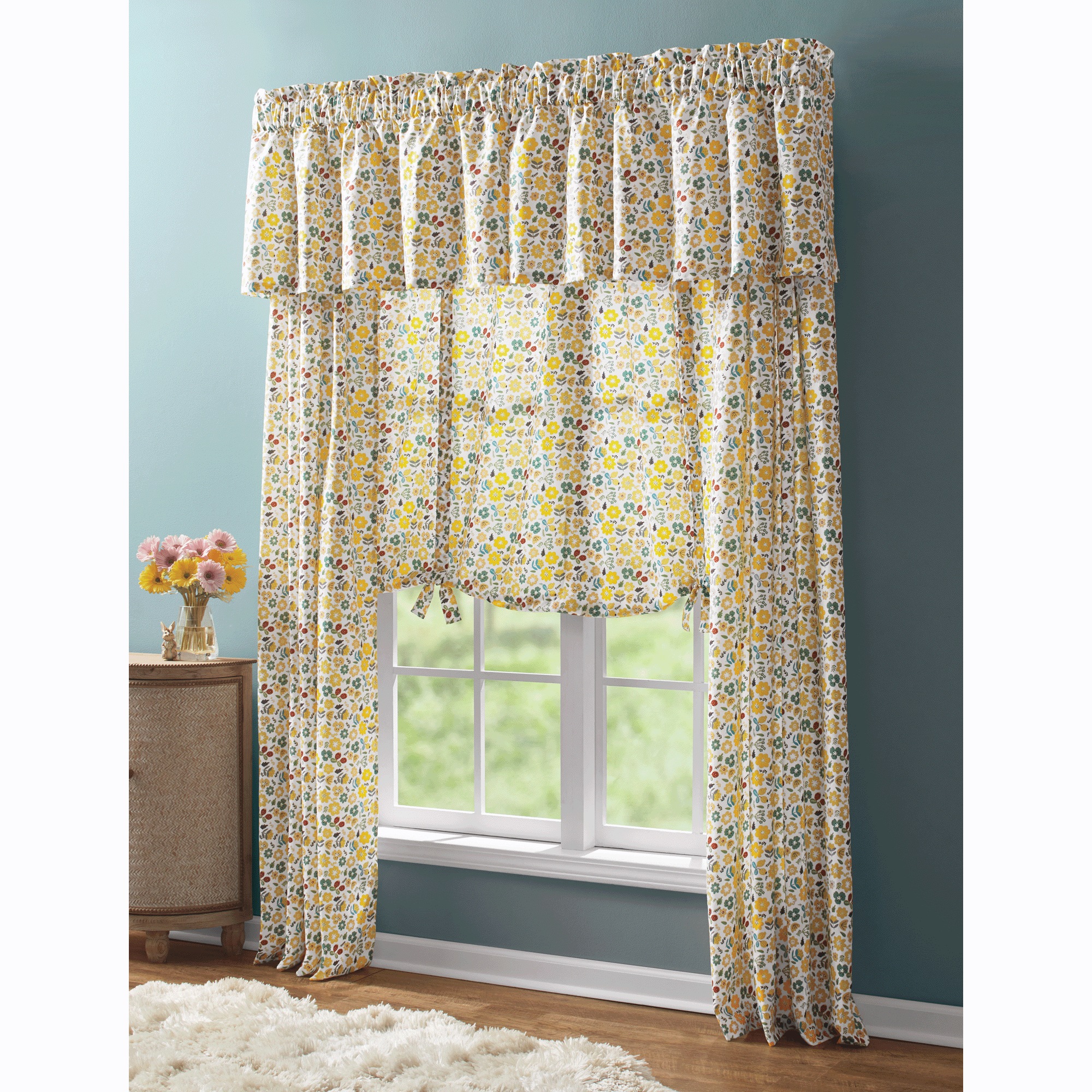 Finley Floral Window Treatments