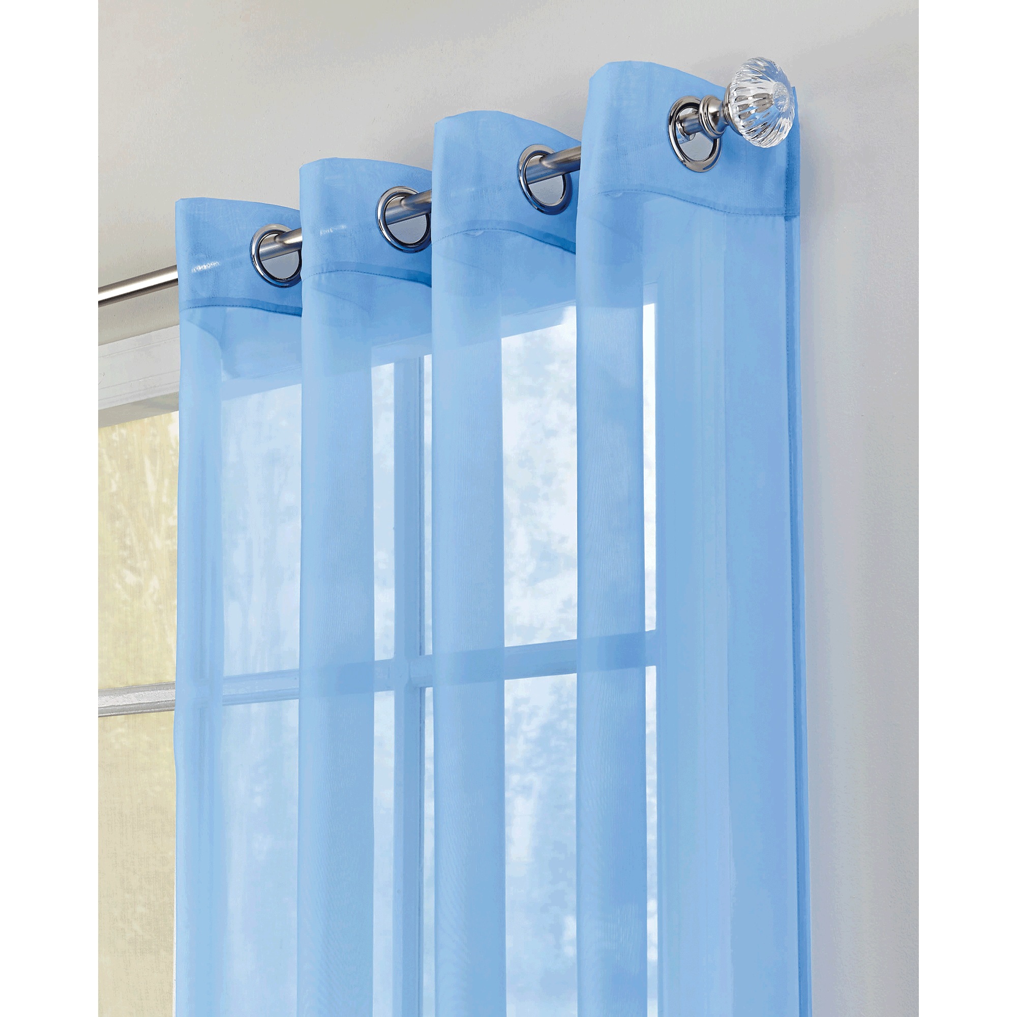 Sheer Panel with Grommets 3 Sheer Panel with Grommets