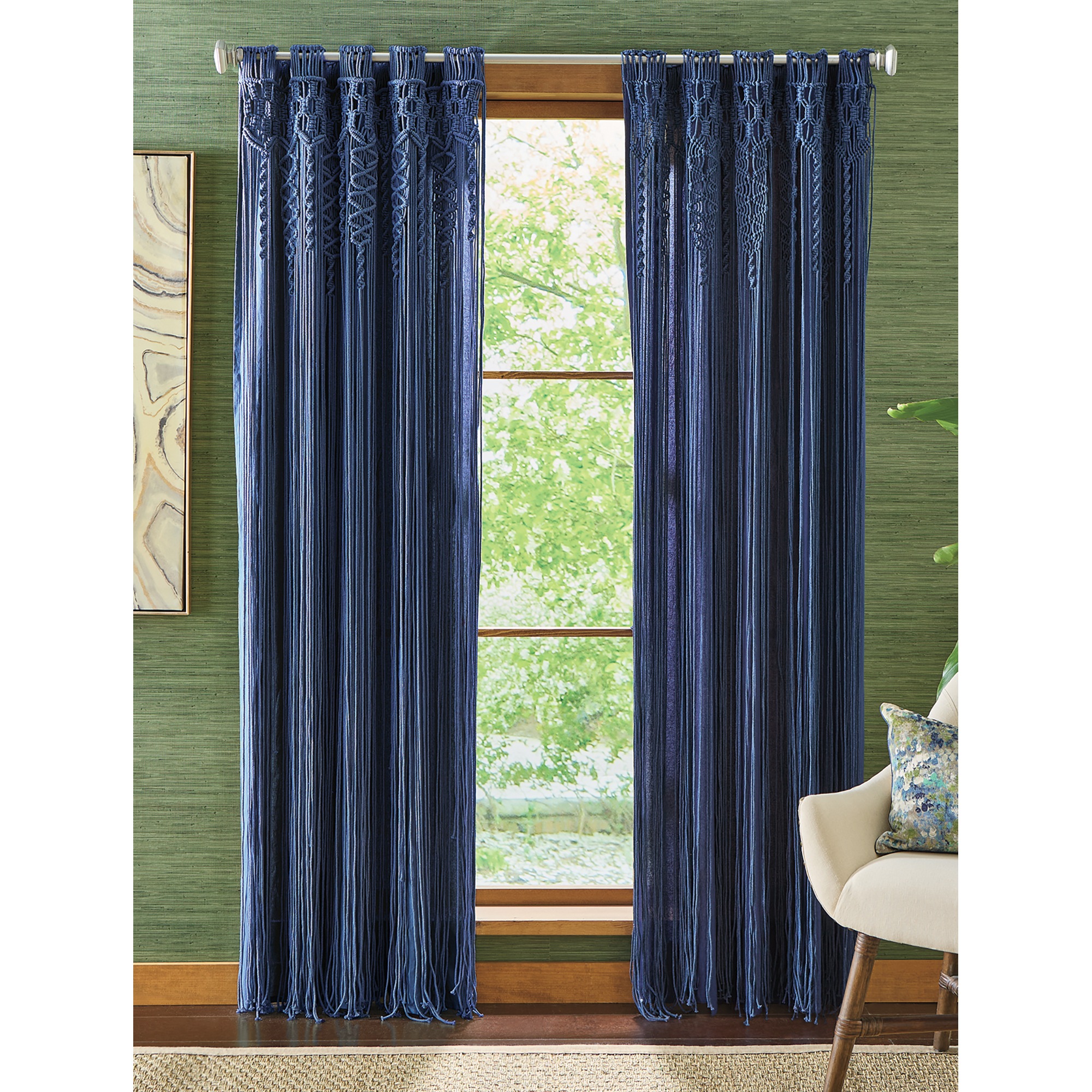 Macrame String Curtain 1 Macrame String Curtain