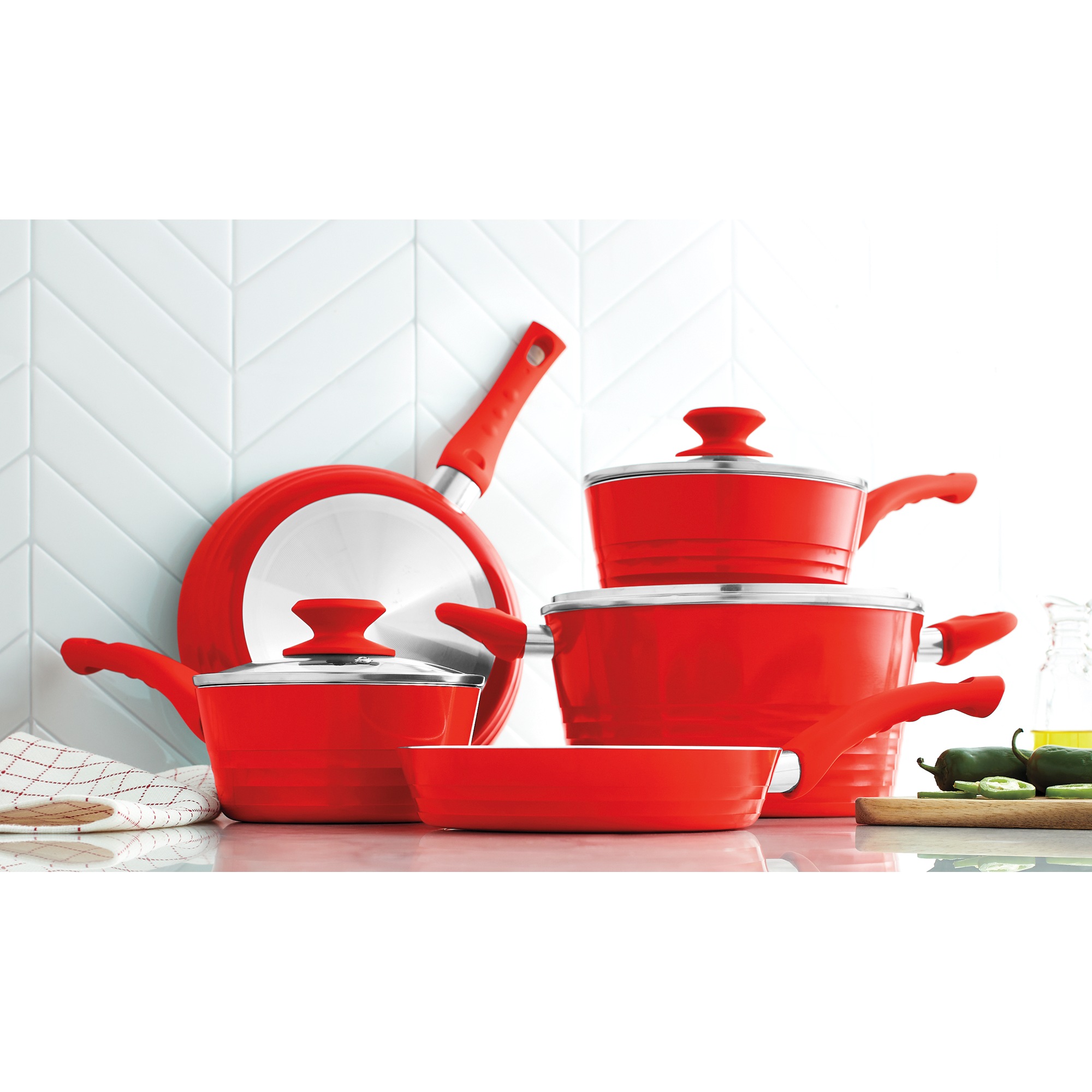8-Piece Aluminum Cookware Set