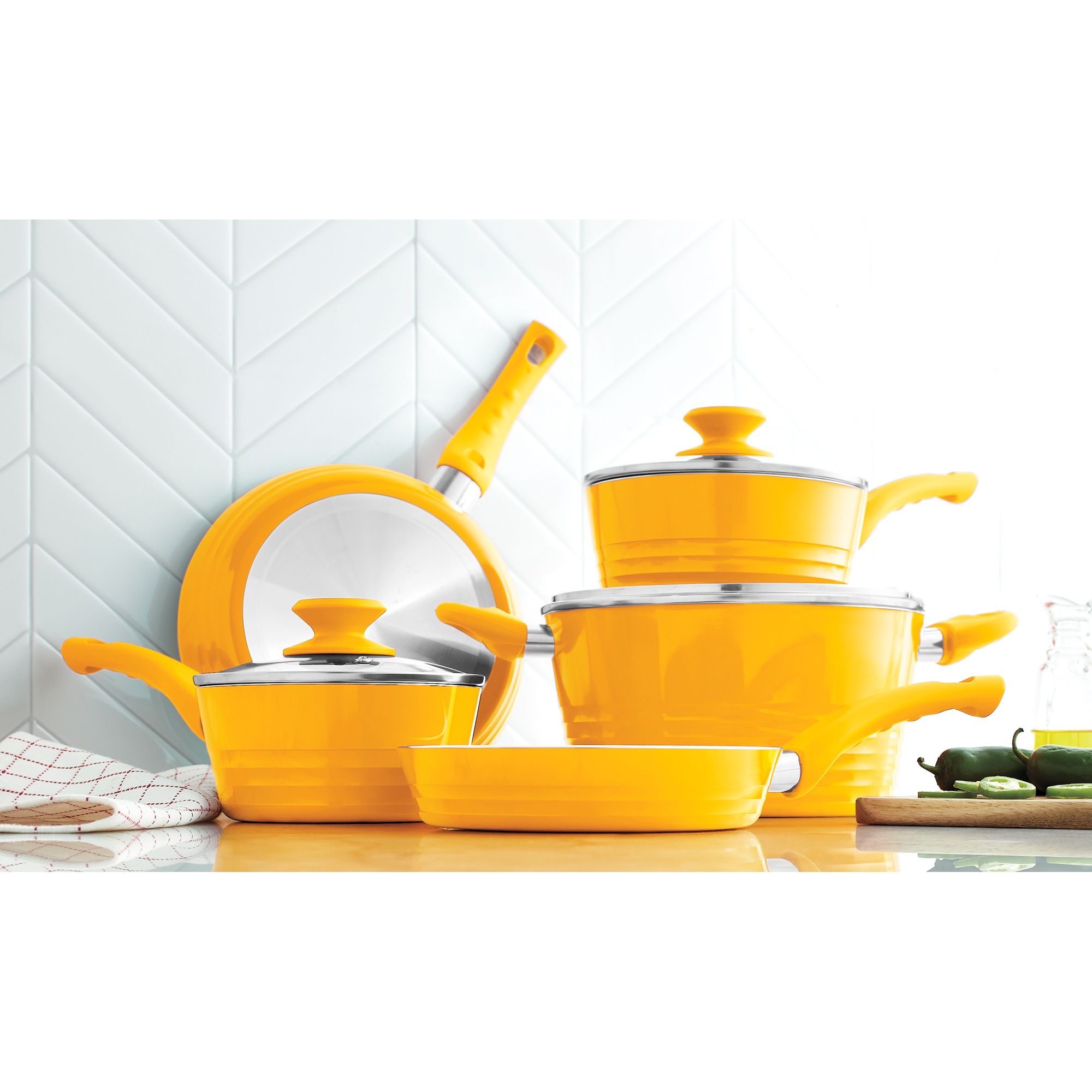 8-Piece Aluminum Cookware Set
