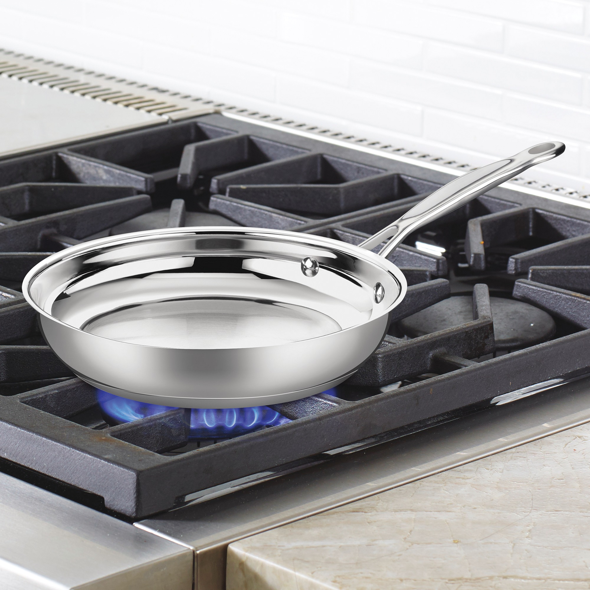 Chef's Classic Stainless 10" Skillet 3 Chef's Classic Stainless 10" Skillet
