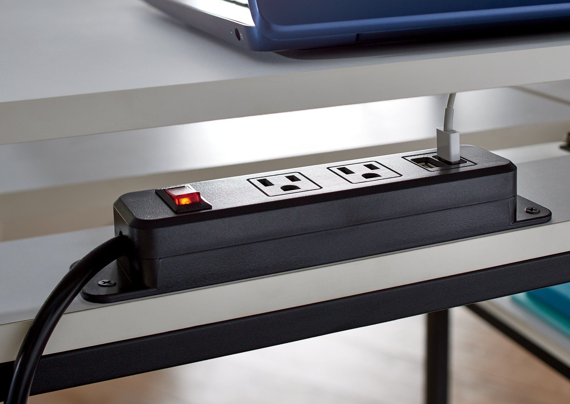 Home Office Powered Desk 2 Home Office Powered Desk