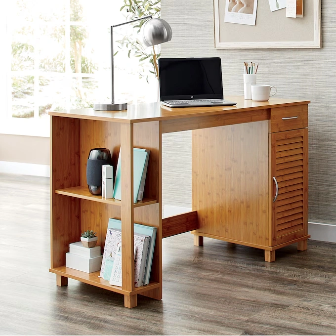 Bamboo-Style Desk