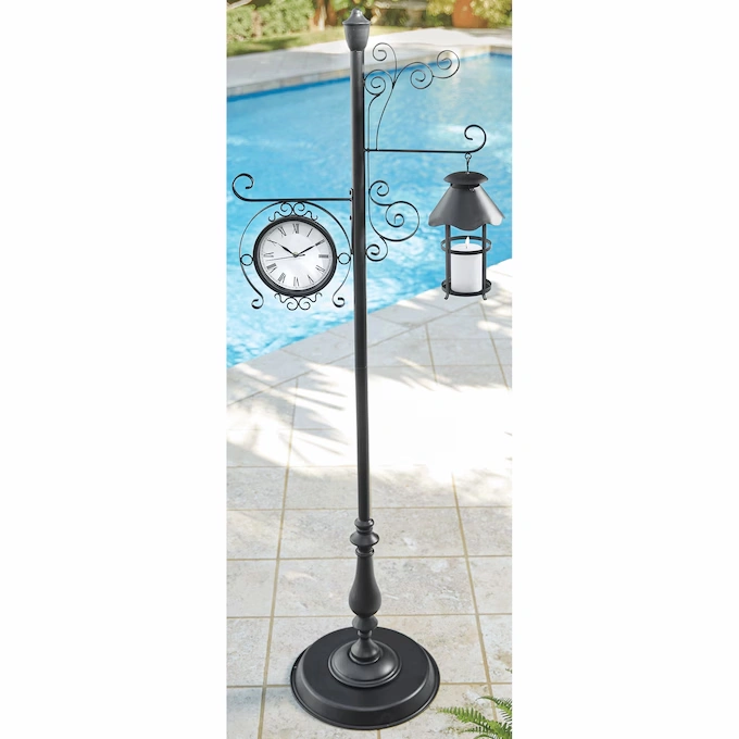 Pedestal Clock and Lantern