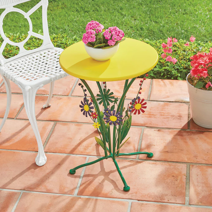 Floral Accent Table