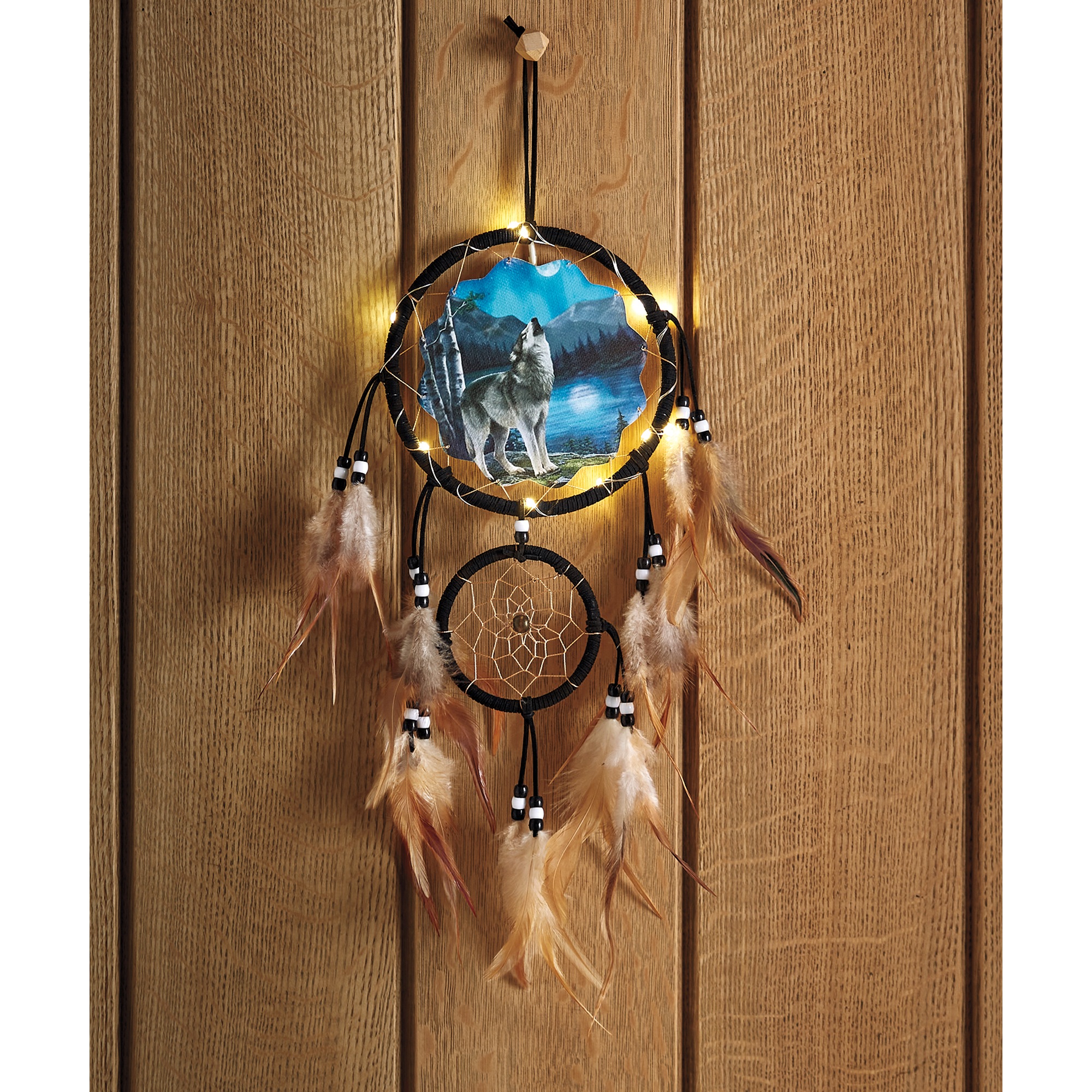 Lit Wildlife Dream Catcher
