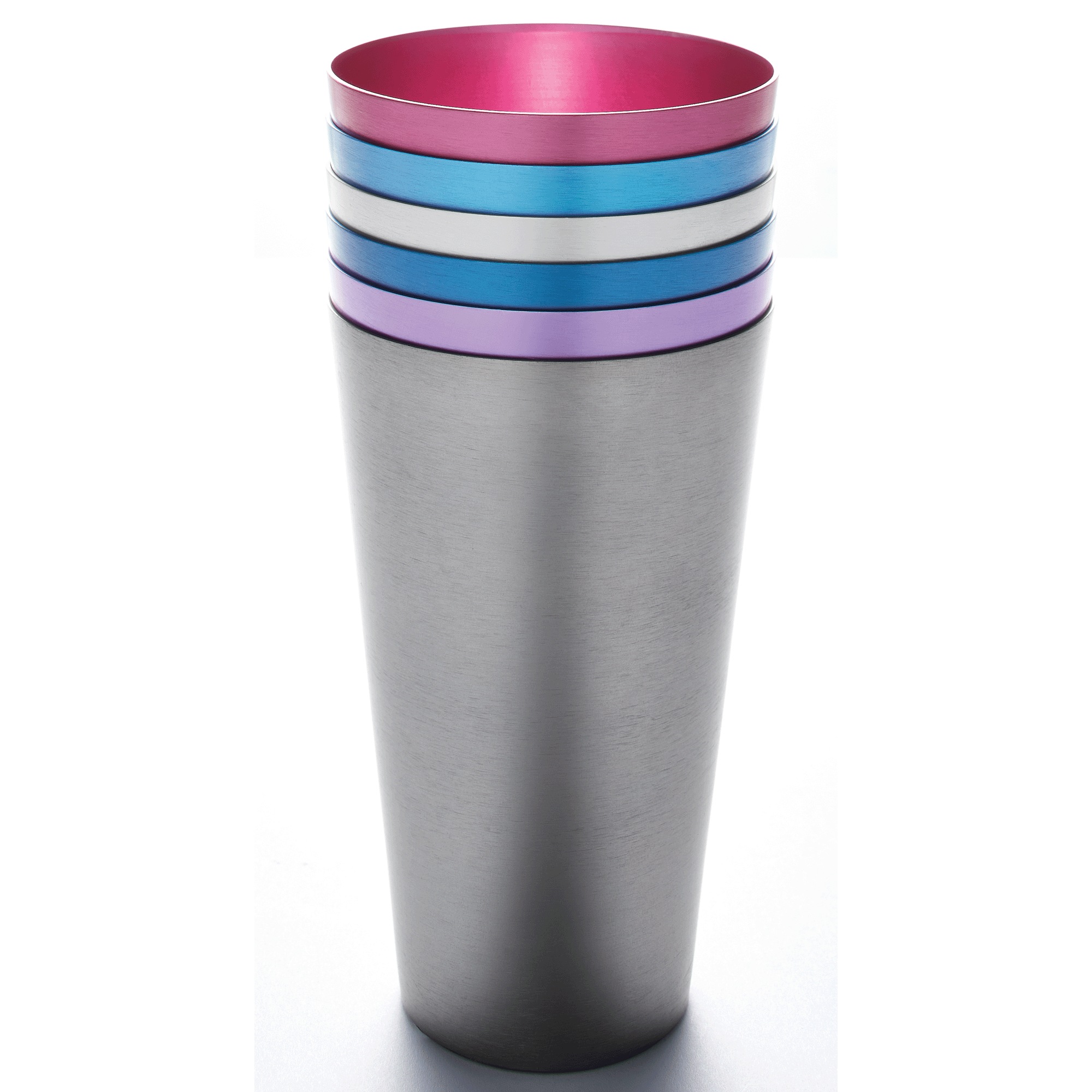 Set of 6 Aluminum Tumblers